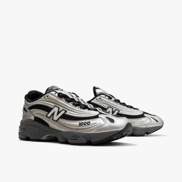 New Balance 1000 Black Silver Metallic M1000EGR Mens Size 12 SNEAKERS SHOES - Picture 13 of 15